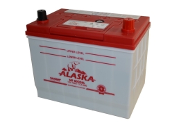 Аккумулятор ALASKA MF 75А/ч ССА600А Обслуживаемый Обратная полярность 80D26L calcium   8808240010504